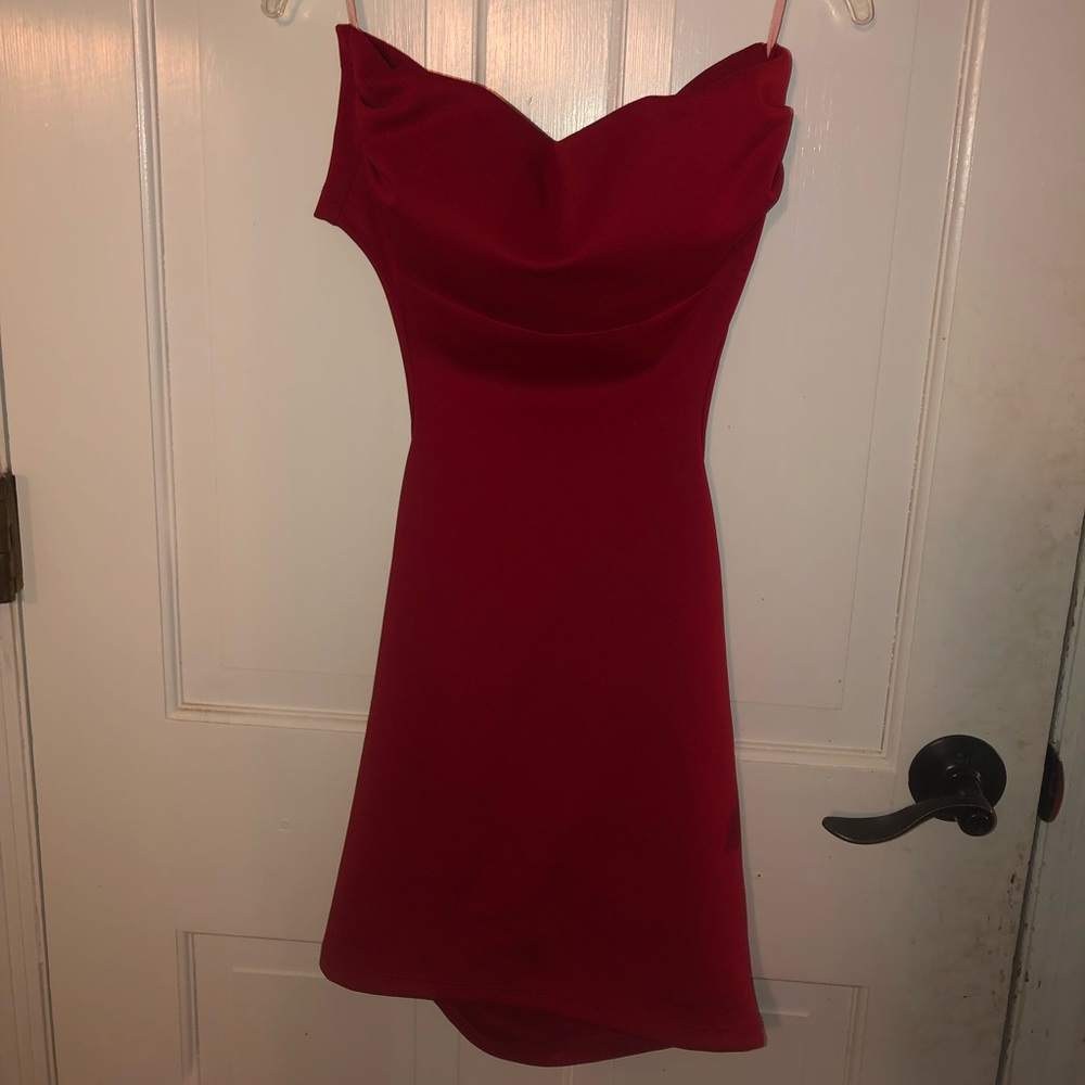 Sexy open back little red dress🌹